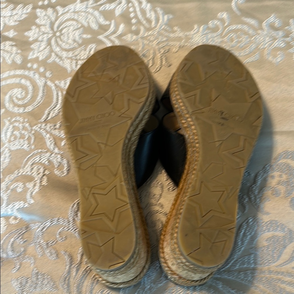 Jimmy Choo Black Espadrilles with Intricate Straps - Picture 6 of 13